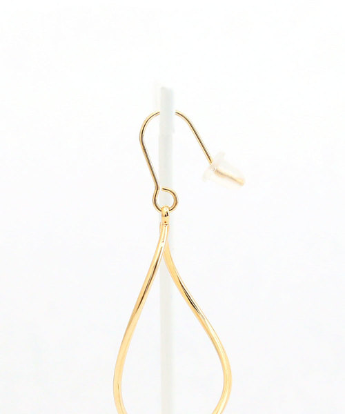 colleca la（コレカラ）の「ツイストフレームのフックピアス・イヤリング（ピアス（両耳用）・レディース・A/B/C/D・FREE）」の7枚目の写真