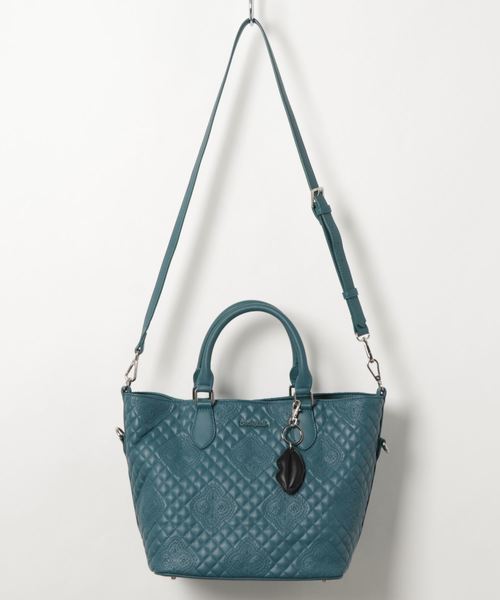 Desigual（デシグアル）の「「Desigual/デシグアル」 ハンドバッグ（ハンドバッグ・レディース・ブラック系その他/ブルー系その他・ONE SIZE）」の2枚目の写真