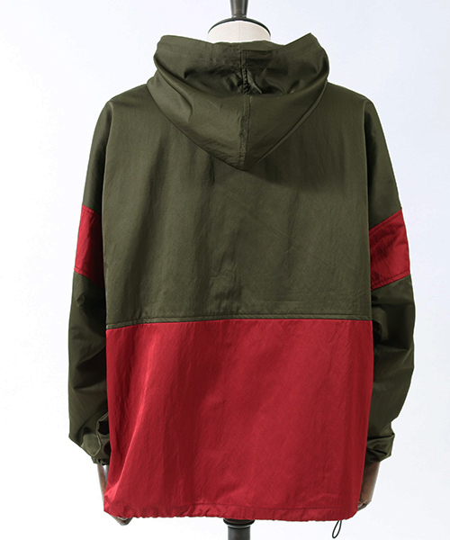CAMBIO（カンビオ）の「mj5719 - Switch Anorak Jacket　アノラックパーカー（マウンテンパーカー・メンズ・ブラック/オリーブ・S/M/L）」の7枚目の写真