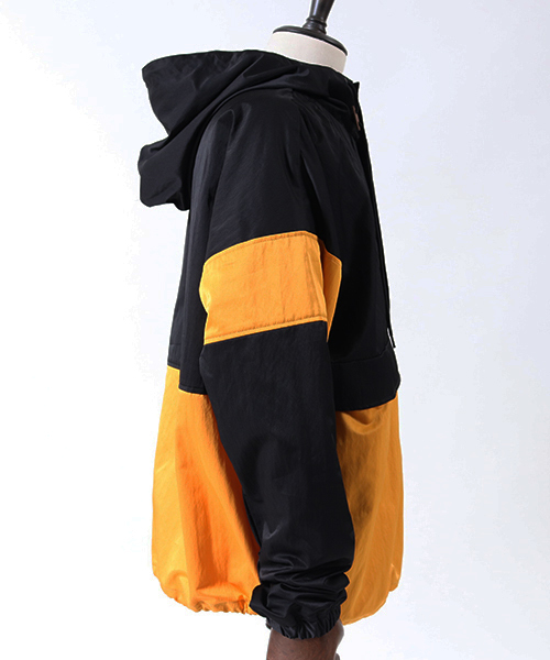 CAMBIO（カンビオ）の「mj5719 - Switch Anorak Jacket　アノラックパーカー（マウンテンパーカー・メンズ・ブラック/オリーブ・S/M/L）」の15枚目の写真