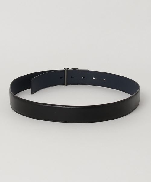 Calvin Klein Jeans Accessory（カルバン・クラインジーンズアクセサリー）の「モノグラムバックル レザーベルト（ベルト・メンズ・チャコールグレー/ブラック/ブラウン・90cm/95cm/85㎝/85cm）」の4枚目の写真