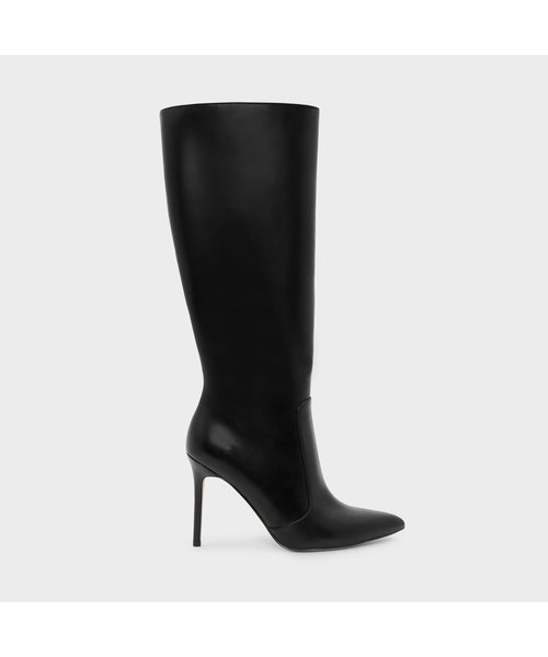 CHARLES & KEITH（チャールズ & キース）の「クラシックニーブーツ / CLASSIC KNEE BOOTS（ブーツ・レディース・ブラック/オリーブ/バーガンディー・22.5cm/23cm/23.5cm/24.5cm/25cm）」の4枚目の写真