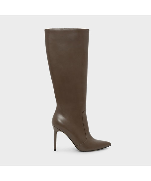CHARLES & KEITH（チャールズ & キース）の「クラシックニーブーツ / CLASSIC KNEE BOOTS（ブーツ・レディース・ブラック/オリーブ/バーガンディー・22.5cm/23cm/23.5cm/24.5cm/25cm）」の5枚目の写真