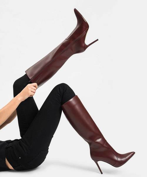 CHARLES & KEITH（チャールズ & キース）の「クラシックニーブーツ / CLASSIC KNEE BOOTS（ブーツ・レディース・ブラック/オリーブ/バーガンディー・22.5cm/23cm/23.5cm/24.5cm/25cm）」の19枚目の写真