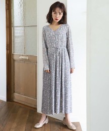 one after another NICE CLAUP | ヴィンテージ花柄ロングワンピース(ワンピース)