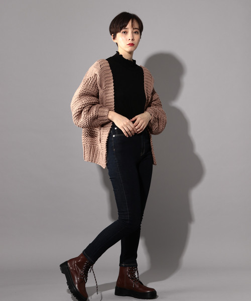 PAGEBOY（ページボーイ）の「ハンドニットケーブルカーディガン（カーディガン/ボレロ・レディース・ベージュ/オフホワイト・FREE）」の20枚目の写真