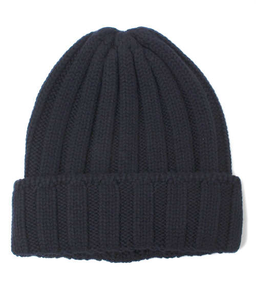 UNITED ARROWS（ユナイテッドアローズ）の「UA ITALY RIB KNITCAP ◆（ニットキャップ/ビーニー・メンズ・オフホワイト/ブラック/ダークグレー/レッド/ケリー/ロイヤルブルー/ネイビー・フリー）」の5枚目の写真