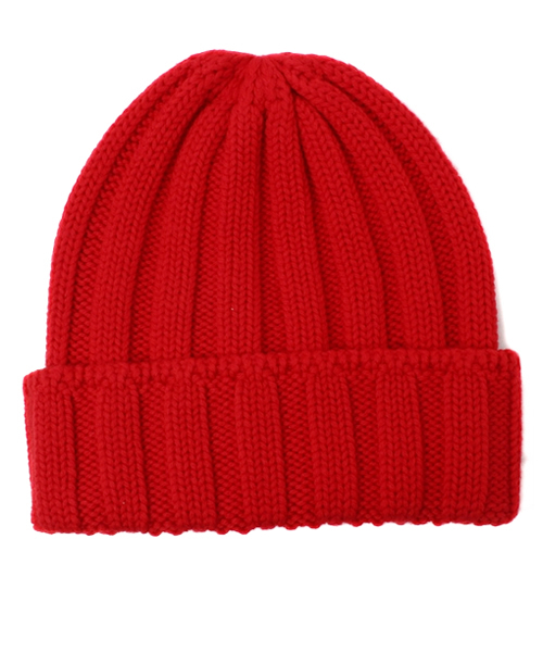 UNITED ARROWS（ユナイテッドアローズ）の「UA ITALY RIB KNITCAP ◆（ニットキャップ/ビーニー・メンズ・オフホワイト/ブラック/ダークグレー/レッド/ケリー/ロイヤルブルー/ネイビー・フリー）」の7枚目の写真