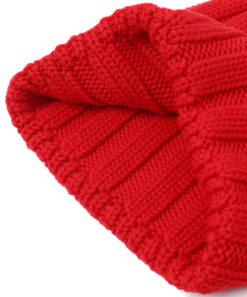 UNITED ARROWS（ユナイテッドアローズ）の「UA ITALY RIB KNITCAP ◆（ニットキャップ/ビーニー・メンズ・オフホワイト/ブラック/ダークグレー/レッド/ケリー/ロイヤルブルー/ネイビー・フリー）」の10枚目の写真