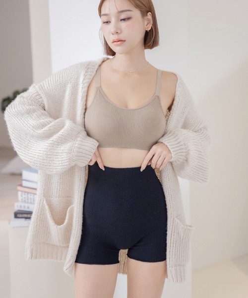 tu-hacci(ツーハッチ)の「もこもこ腹巻きパンツ なめらかタイプ・ふわふわタイプ(インナーウェア/肌着・レディース・ブラック/グレー/ブラック系その他/グレー系その他/モカ/スモークピンク・FREE)」の10枚目の写真