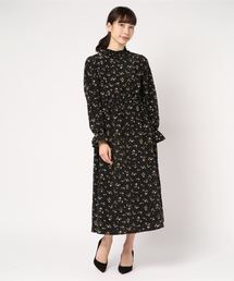 WEGO | WEGO/シャーリングハイネックワンピース(ワンピース)