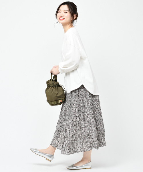 Dickies（ディッキーズ）の「【Dickies/ディッキーズ】別注2way巾着バッグ（ショルダーバッグ・レディース・ブラック/ベージュ/カーキ・FREE）」の11枚目の写真