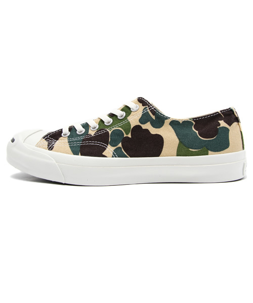 CONVERSE（コンバース）の「JACK PURCELL HS 83 CAMO/ジャックパーセル HS 83カモ（スニーカー・メンズ・オリーブ・3.5/4.5/5.5/7/7.5/5/8.5/10.5/9.5/6.5/9/8/6/4）」の2枚目の写真