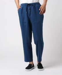 【美品✨】ポロラルフローレン 麻混 サイドアジャスター パンツ ストライプ 紺 美品✨】ポロラルフローレン 麻混 サイドアジャスター パンツ