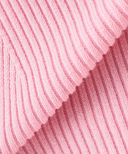 JOINT WORKS（ジョイントワークス）の「12Gリブコルセットシェイププルオーバー（ニット/セーター・レディース・ブラック/ピンク/イエロー/ブルー/モスグリーン・FREE）」の16枚目の写真