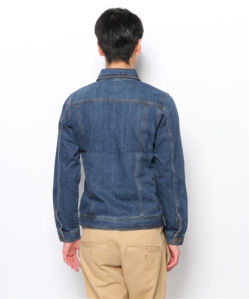 WEGO（ウィゴー）の「WEGO/デニムGジャン（デニムジャケット・メンズ・ダークインディゴブルー/ライトインディゴブルー・LARGE/X-LARGE/MEDIUM）」の5枚目の写真