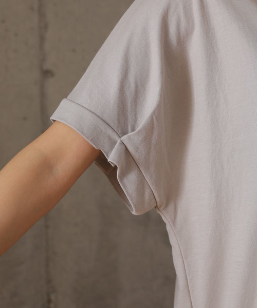 amorous insense（アモラスインセンス）の「トリコットタックドルマンワンピース（ワンピース・レディース・ブラック/グレイッシュベージュ・MEDIUM）」の14枚目の写真