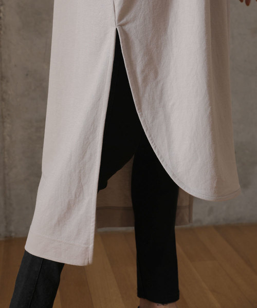 amorous insense（アモラスインセンス）の「トリコットタックドルマンワンピース（ワンピース・レディース・ブラック/グレイッシュベージュ・MEDIUM）」の15枚目の写真