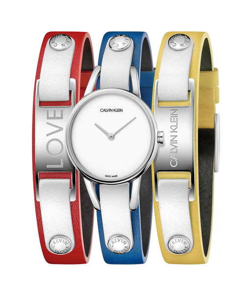 CALVIN KLEIN WATCHES+JEWELRY�i�J���o���E�N���C�� �E�H�b�`���W���G���[�j�́u[�J���o���N���C��] CALVIN KLEIN �r���v #MYCALVINS�i#�}�C�J���o���Y�j 2�j �V���o�[×�z���C�g�i�r���v�j�v�b�z���C�g