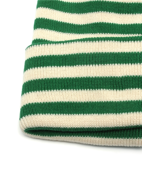 Ray BEAMS（レイビームス）の「○Ray BEAMS / ボーダー ワッチキャップ（ニットキャップ/ビーニー・レディース・ピンク/グリーン/ネイビー/その他1・ONE SIZE）」の13枚目の写真