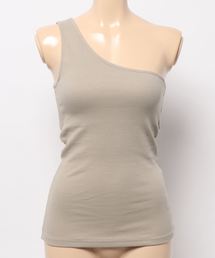 DouDou | NEWカップ付ワンショルタンク(Tシャツ/カットソー)