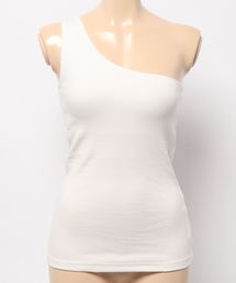 DouDou | NEWカップ付ワンショルタンク(Tシャツ/カットソー)