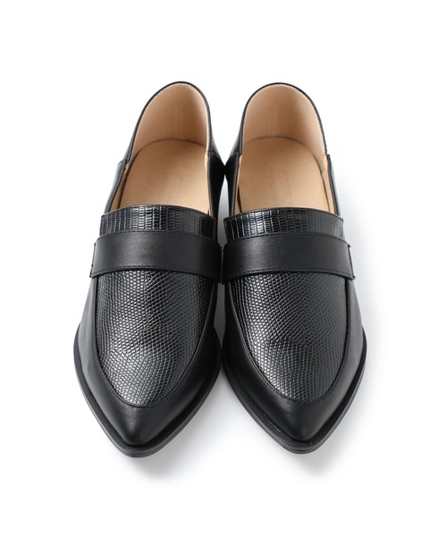 STUDIOUS（ステュディオス）の「【STUDIOUS】2wayバブーシュローファー（ローファー・レディース・ブラック/マルチ・1/2）」の12枚目の写真