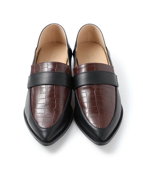 STUDIOUS（ステュディオス）の「【STUDIOUS】2wayバブーシュローファー（ローファー・レディース・ブラック/マルチ・1/2）」の11枚目の写真