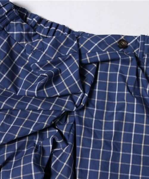 coen（コーエン）の「ブロックチェック柄ショートパンツ（その他パンツ・レディース・コバルトブルー/ネイビー/ケリー・フリー）」の11枚目の写真