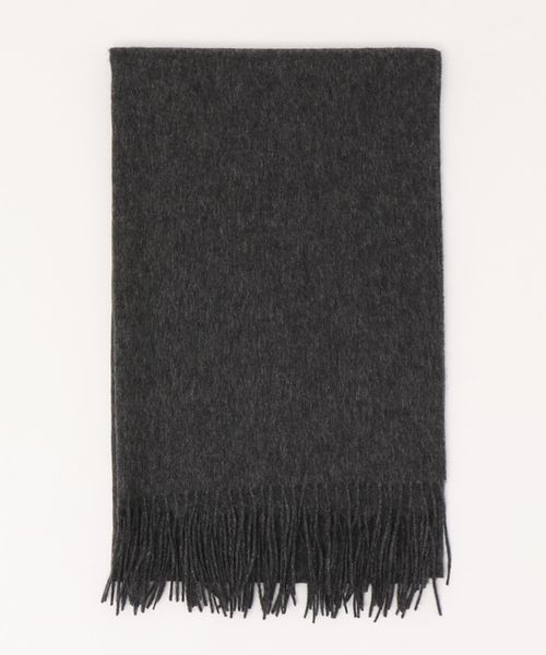 DouDou(ドゥドゥ)の「ウール無地ストール(ストール/ショール・レディース・ベージュ/ブラウン/ダークグレー・FREE)」の4枚目の写真