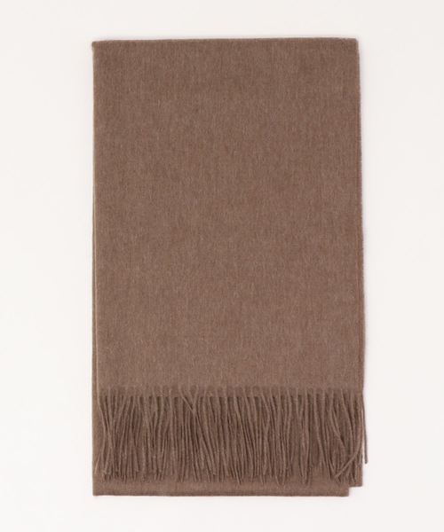 DouDou(ドゥドゥ)の「ウール無地ストール(ストール/ショール・レディース・ベージュ/ブラウン/ダークグレー・FREE)」の5枚目の写真