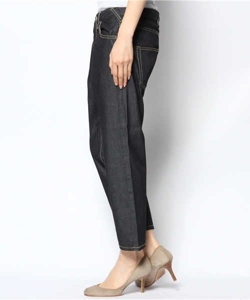 coen（コーエン）の「ボーイフレンドインディゴデニム（デニムパンツ・レディース・ネイビー・LARGE/MEDIUM/SMALL）」の5枚目の写真