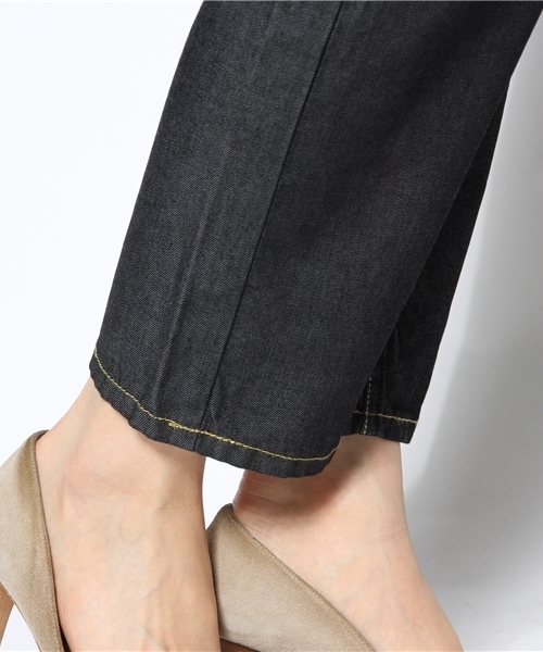 coen（コーエン）の「ボーイフレンドインディゴデニム（デニムパンツ・レディース・ネイビー・LARGE/MEDIUM/SMALL）」の2枚目の写真