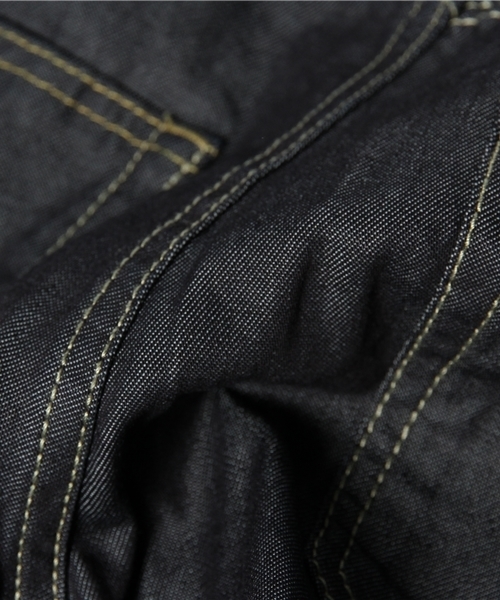 coen（コーエン）の「ボーイフレンドインディゴデニム（デニムパンツ・レディース・ネイビー・LARGE/MEDIUM/SMALL）」の4枚目の写真