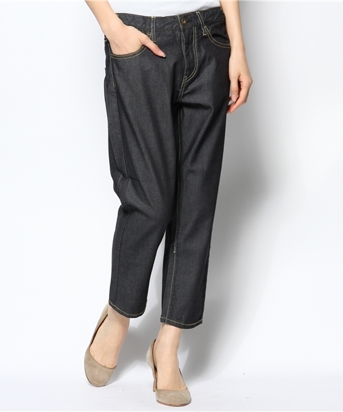 coen（コーエン）の「ボーイフレンドインディゴデニム（デニムパンツ・レディース・ネイビー・LARGE/MEDIUM/SMALL）」の10枚目の写真