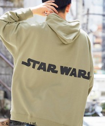 STAR WARS | WEB限定 STAR WARS/スター・ウォーズ 別注 バッグロゴプリント オーバーサイズ プルオーバー パーカー(パーカー)