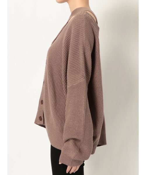 EMODA（エモダ）の「ネックストラップ2WAYカーデ（カーディガン/ボレロ・レディース・ホワイト/ブラック/ベージュ/ライム・FREE）」の19枚目の写真