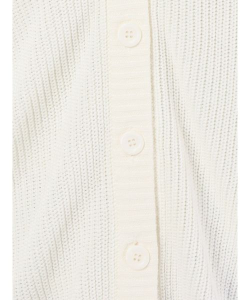 EMODA（エモダ）の「ネックストラップ2WAYカーデ（カーディガン/ボレロ・レディース・ホワイト/ブラック/ベージュ/ライム・FREE）」の5枚目の写真