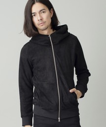 【NO ID.】Stretch Suede Hooded Blouson / ストレッチ スエード フーデッド ブルゾン