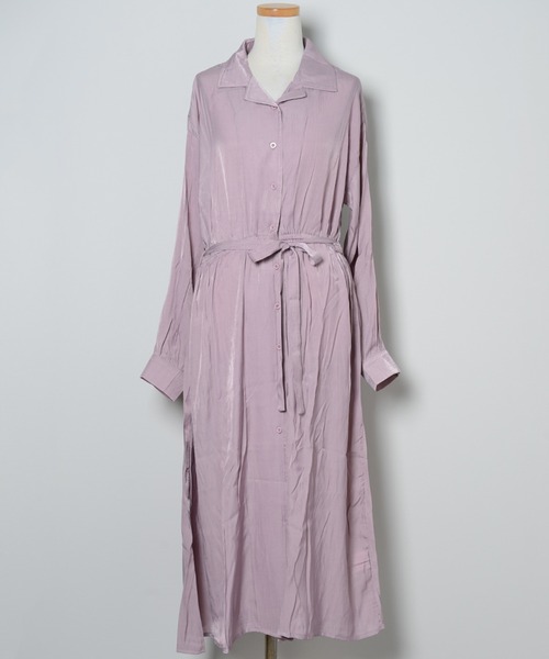 セール Shopnikoniko ショップニコニコ のファッション ワンピース 無地オープンカラーワンピ ワンピース セール Shopnikoniko ショップニコニコ のファッション ワンピース 無地オープンカラーワンピ ワンピース