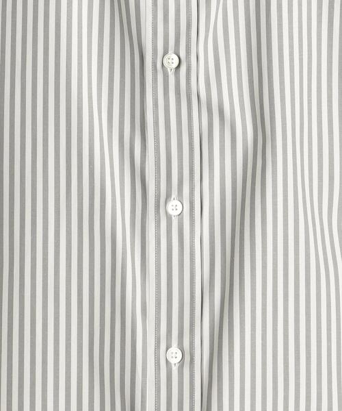 LOEFF（ロエフ）の「＜LOEFF（ロエフ）＞ ロンドンストライプ ボタンダウンシャツ MEN'S（シャツ/ブラウス・メンズ・オリーブ/ターコイズブルー・1/2）」の8枚目の写真