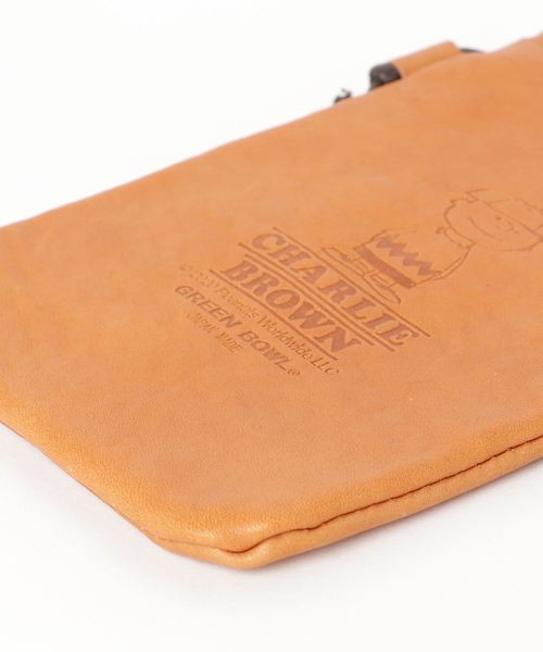 Snoopy Bowl Snoopy Old Pouch スヌーピー レザー Bettys スヌーピーカケルオールドベティーズ のファッション 日本製 ポーチ ボディバッグ ウエストポーチ マルチ Leather 日本製 マルチ Multi 激安商品最低価格 ボディバッグ ウエストポーチ