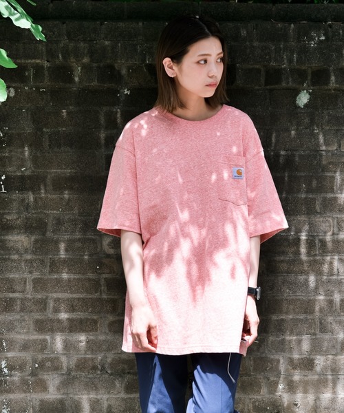 Carhartt(カーハート)の「Carhartt カーハート CRHTT87 S/S ポケット付き クルーネック Tシャツ(Tシャツ/カットソー・メンズ・ホワイト/チャコールグレー/ブラック/ダークブラウン/オレンジ/ブルー/タン/グリーン/グレー/ネイビー/マルーン/ブルー系その他/グリーン系その他/オレンジ系その他/ブルー系その他2・S/M/L/XL)」の14枚目の写真