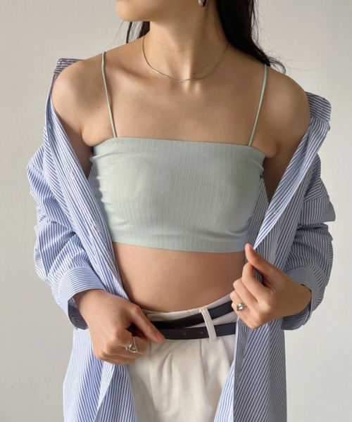 EC0229：おみぞ セール】カップ付きキャミソール ブラトップ（キャミソール