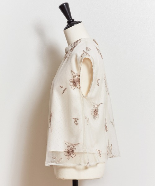 Noela 刺繍チュールブラウス 楽天市場】【SALE／70%OFF】配色刺繍チュールブラウス Noela