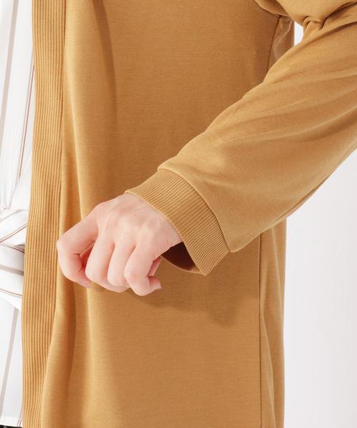 grove（グローブ）の「カーディガン×ウエストマークブラウスセット（その他トップス・レディース・ブラック/ダークグリーン/マスタード/ナチュラル・02/03）」の8枚目の写真