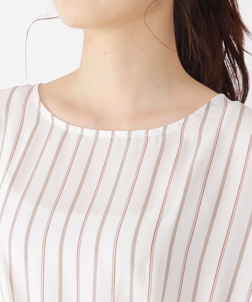 grove（グローブ）の「カーディガン×ウエストマークブラウスセット（その他トップス・レディース・ブラック/ダークグリーン/マスタード/ナチュラル・02/03）」の20枚目の写真