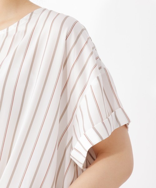 grove（グローブ）の「カーディガン×ウエストマークブラウスセット（その他トップス・レディース・ブラック/ダークグリーン/マスタード/ナチュラル・02/03）」の21枚目の写真