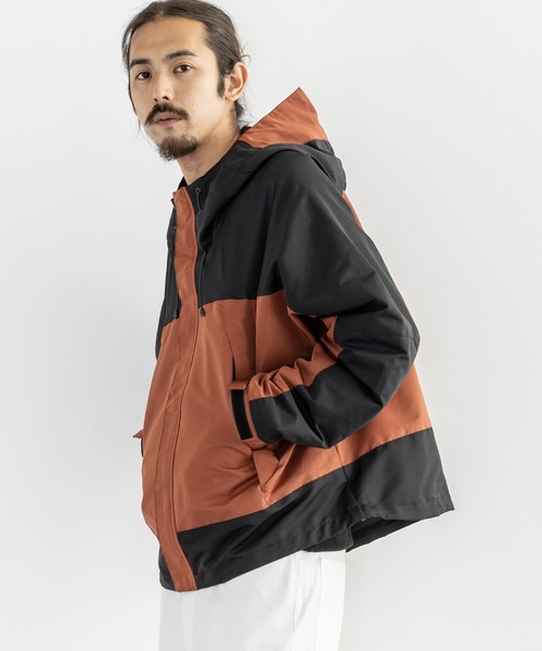Rocky Monroe(ロッキーモンロー)の「タスラン ショート丈BIGマウンテンパーカー(マウンテンパーカー・メンズ・ブラウン/ベージュ/ブラック/ホワイト・M/L)」の13枚目の写真