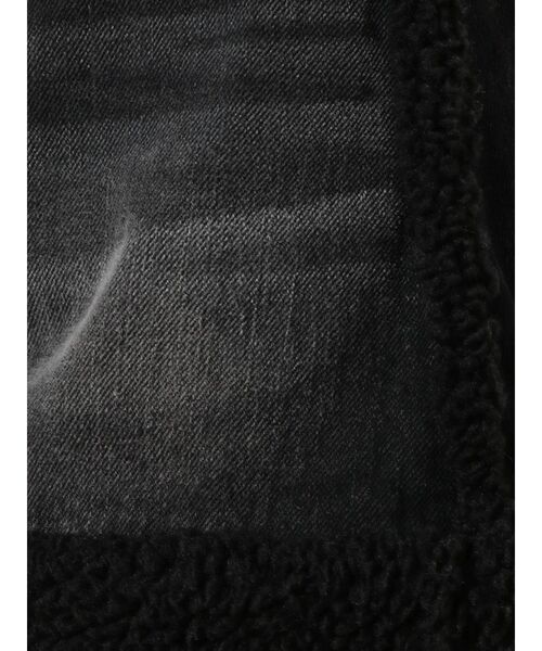 GYDA（ジェイダ）の「boa material switchingデニムスカートライクショーパン（デニムスカート・レディース・ブラック/ブルー・SMALL/MEDIUM）」の15枚目の写真